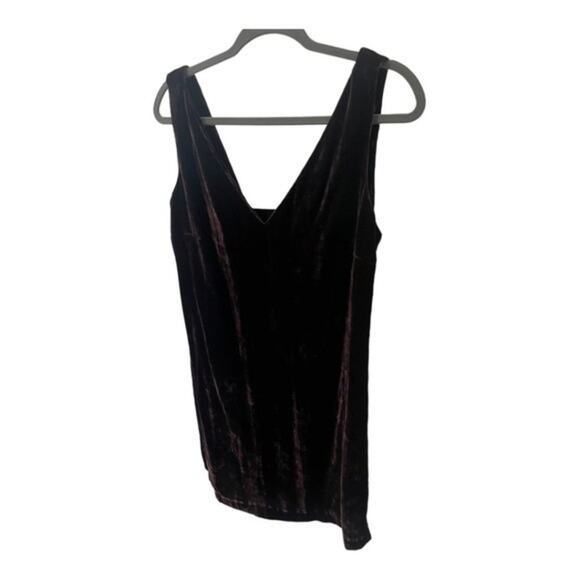 French Connection Theresa Deep Purple Velvet Top  Size 4 - Picture 4 of 11